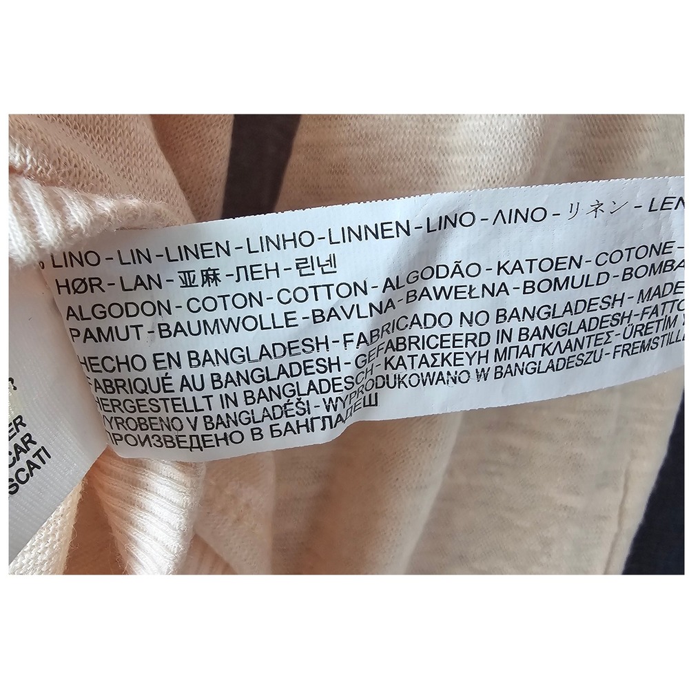 Zara Trafaluc Women Burnout Long Sleeve Lightweight Boxy Relaxed Knit Top Size M - Picture 8 of 8